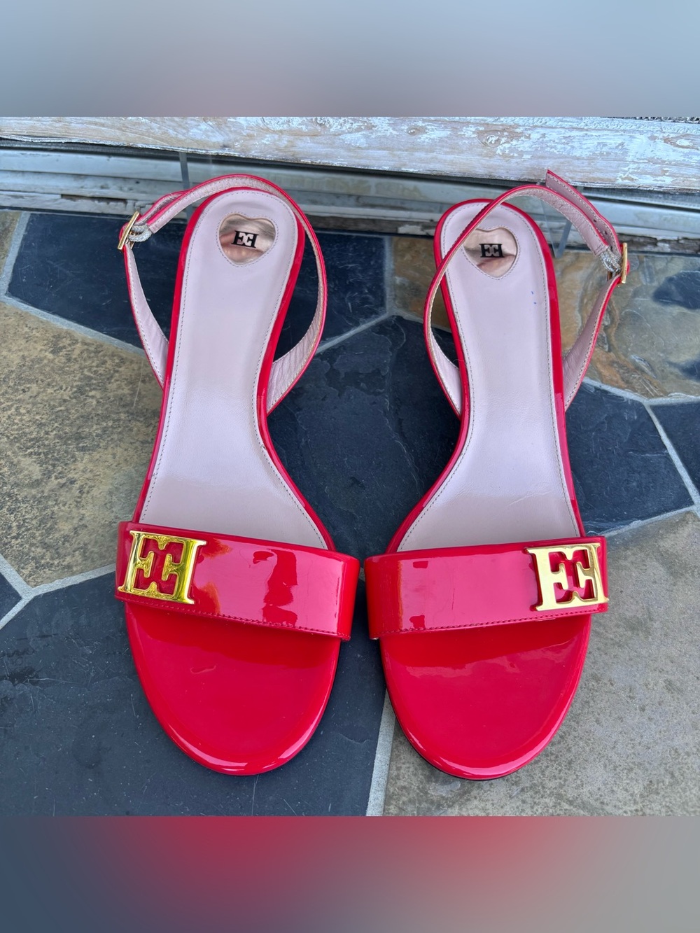 Escada Slingback Sandals